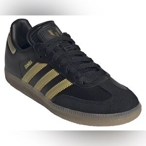 Adidas Messi Samba Black with Gold - Size 4.5Y